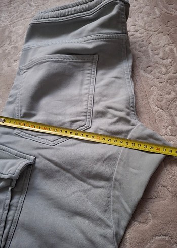 Gri Bol Kesim Kemerli Erkek Outdoor Pantolon - Görsel 7