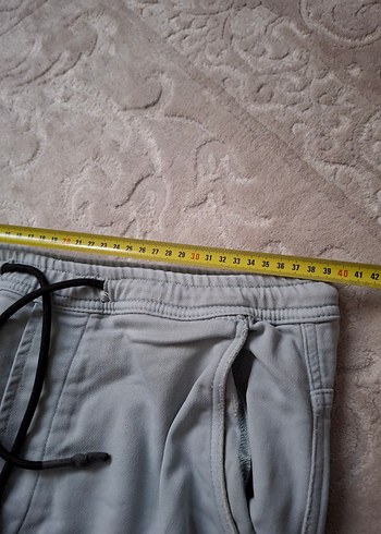 Gri Bol Kesim Kemerli Erkek Outdoor Pantolon - Görsel 5