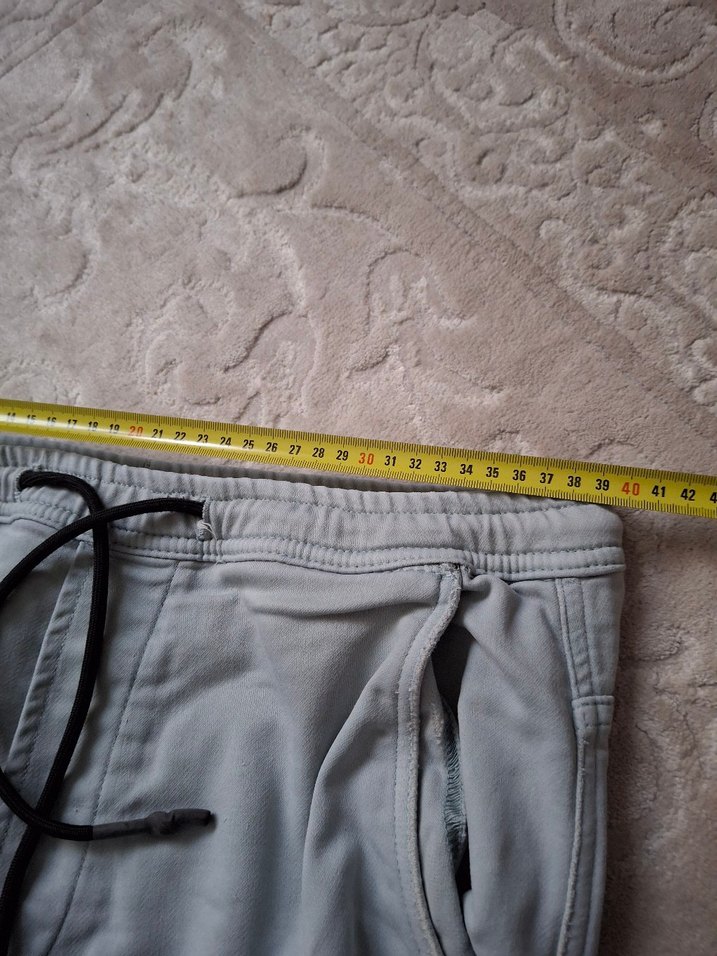 Gri Bol Kesim Kemerli Erkek Outdoor Pantolon - Görsel 5