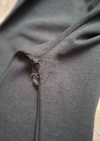 Gri Rahat Kesim Kadın Kumaş Pantolon - Görsel 3