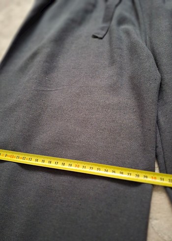 Gri Rahat Kesim Kadın Kumaş Pantolon - Görsel 9