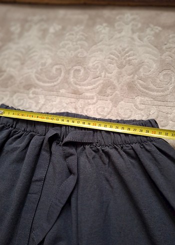 Gri Rahat Kesim Kadın Kumaş Pantolon - Görsel 8