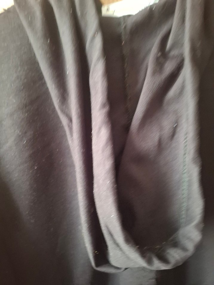 Siyah Kapüşonlu Kadın Sweatshirt - Görsel 5