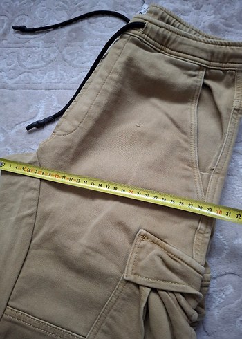 Bej Erkek Salaş Kemerli Pantolon - Görsel 7