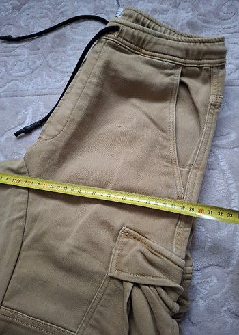 Bej Erkek Salaş Kemerli Pantolon - Görsel 4