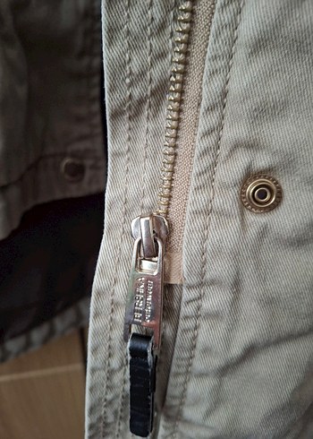 Bej Kürklü Midi Kadın Mont - Görsel 6