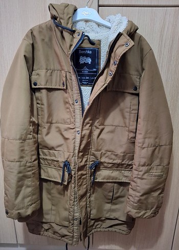 Kahverengi Yada Taba, Kapüşonlu Erkek Mont - Görsel 2