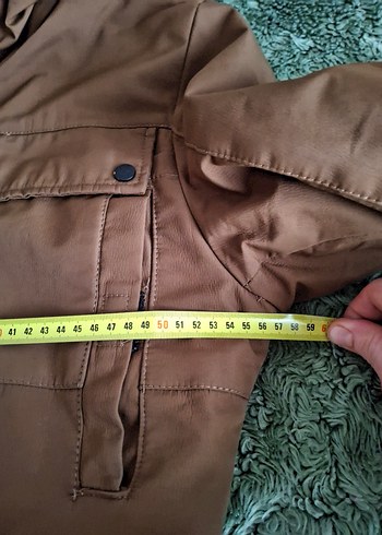 Kahverengi Yada Taba, Kapüşonlu Erkek Mont - Görsel 12