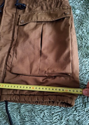 Kahverengi Yada Taba, Kapüşonlu Erkek Mont - Görsel 10