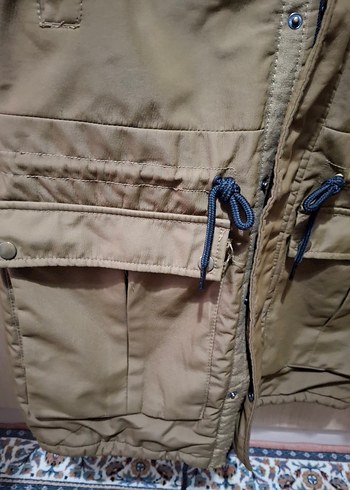 Kahverengi Yada Taba, Kapüşonlu Erkek Mont - Görsel 7