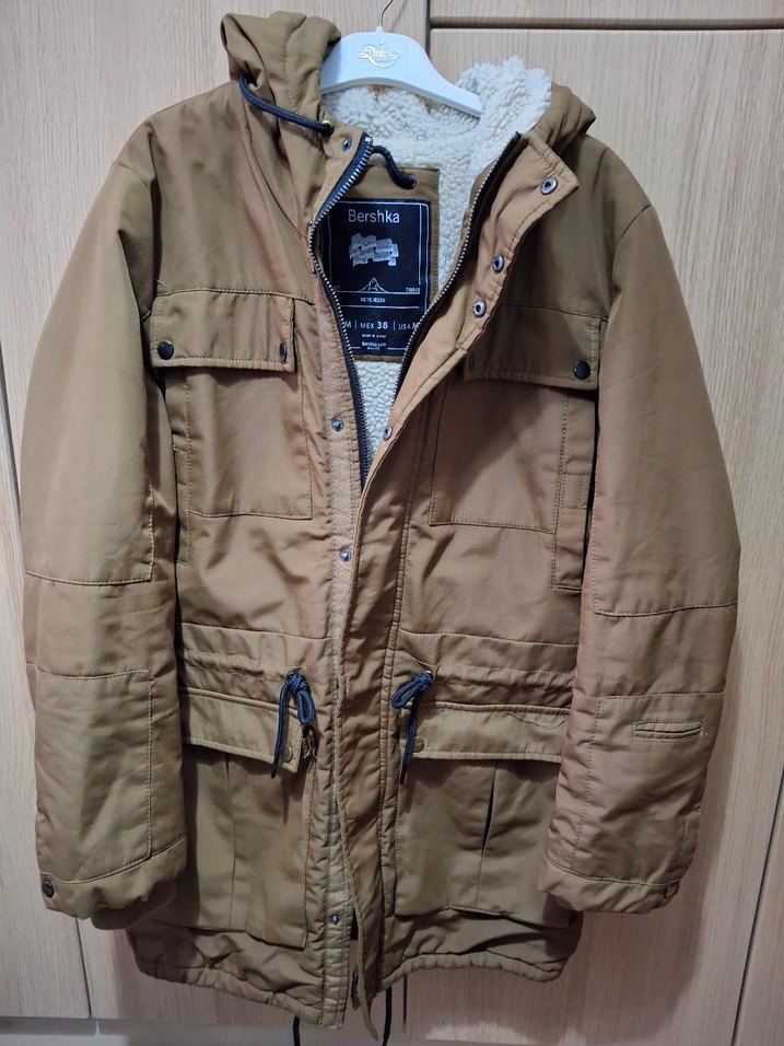 Kahverengi Yada Taba, Kapüşonlu Erkek  Mont - Görsel 2