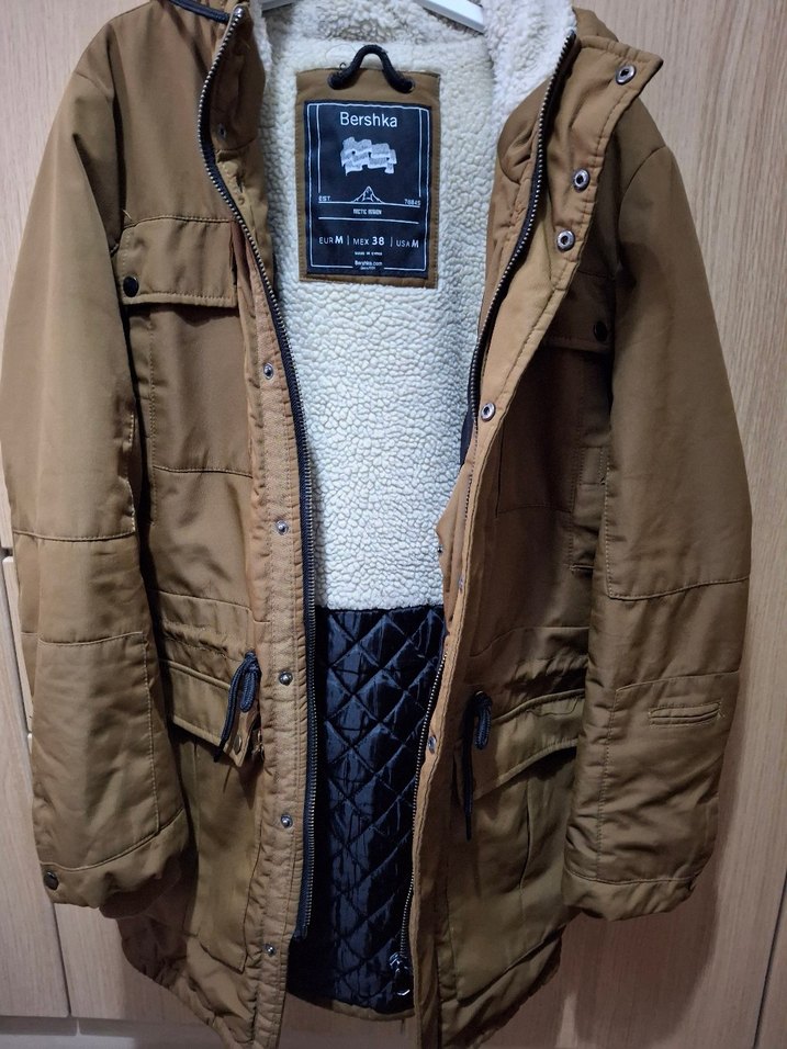 Kahverengi Yada Taba, Kapüşonlu Erkek  Mont - Görsel 3