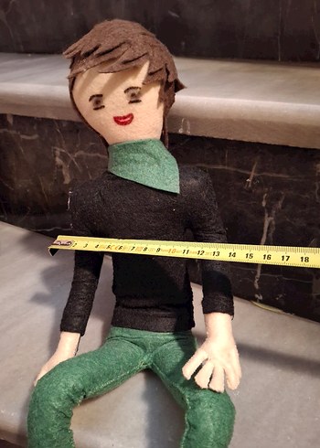 Renkli Kıyafetli El Yapımı Keçe Bebekler - Görsel 12