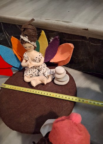 Renkli Kıyafetli El Yapımı Keçe Bebekler - Görsel 10