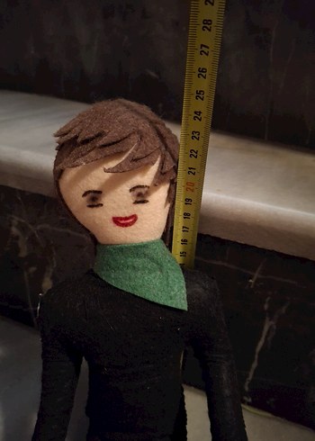 Renkli Kıyafetli El Yapımı Keçe Bebekler - Görsel 13