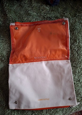 Kozmetik Plaj  Çantası, Çok Renkli, Baskılı, Pastel - Görsel 4