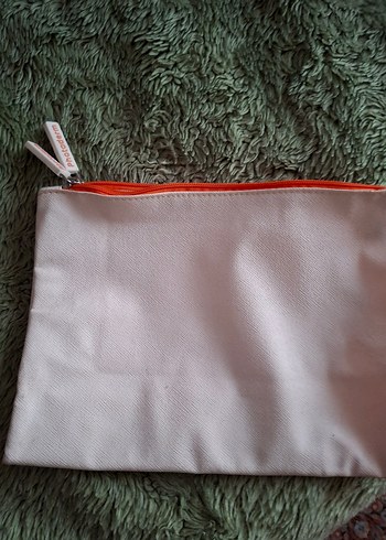 Kozmetik Plaj  Çantası, Çok Renkli, Baskılı, Pastel - Görsel 3