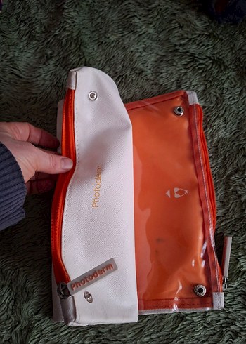 Kozmetik Plaj  Çantası, Çok Renkli, Baskılı, Pastel - Görsel 7