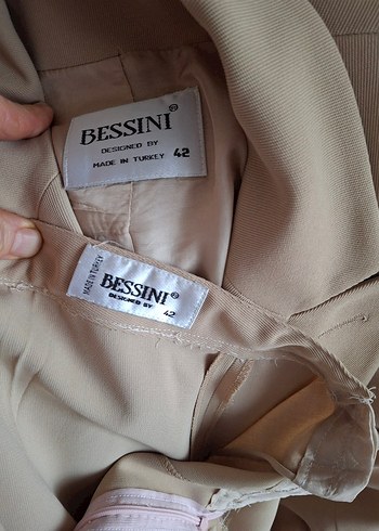 Bej Uzun Kollu Kadın Ofis Takımı - Görsel 9