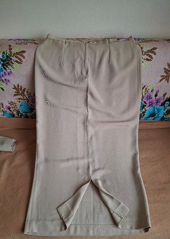 Bej Uzun Kollu Kadın Ofis Takımı - Görsel 7