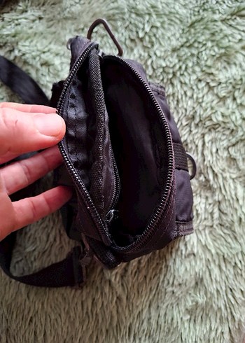 Siyah Erkek Omuz Çantası, Tokalı, Sokak Stili - Görsel 6