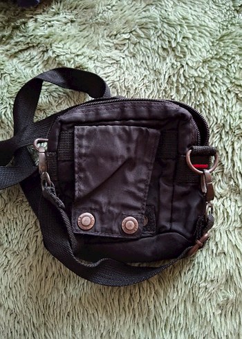 Siyah Erkek Omuz Çantası, Tokalı, Sokak Stili - Görsel 2