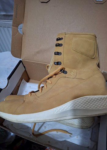 Bej Süet Bağcıklı Erkek Günlük Bot - Görsel 5