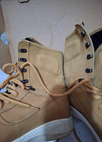 Bej Süet Bağcıklı Erkek Günlük Bot - Görsel 3