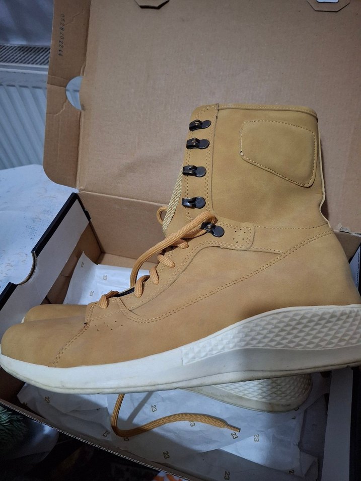 Bej Süet Bağcıklı Erkek Günlük Bot - Görsel 5