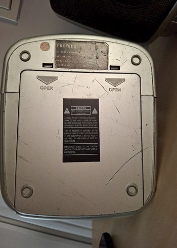 Gri Premier Mini CRT Monitör Televizyon ve Radyo - Görsel 5