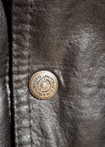 Erkek Siyah Deri Biker Ceket - Görsel 9