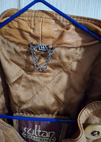 Düğmeli Kahverengi Deri Erkek Ceket Mont - Görsel 16