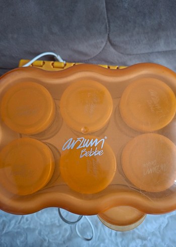 Arzum Bebbe Yoğurt Yapma Makinesi Turuncu- Krem - Görsel 3