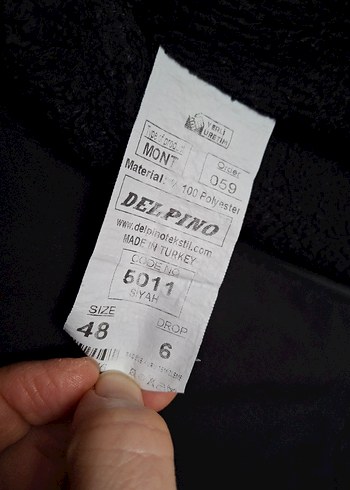 Fermuarlı Siyah Biker Ceket Mont - Görsel 3