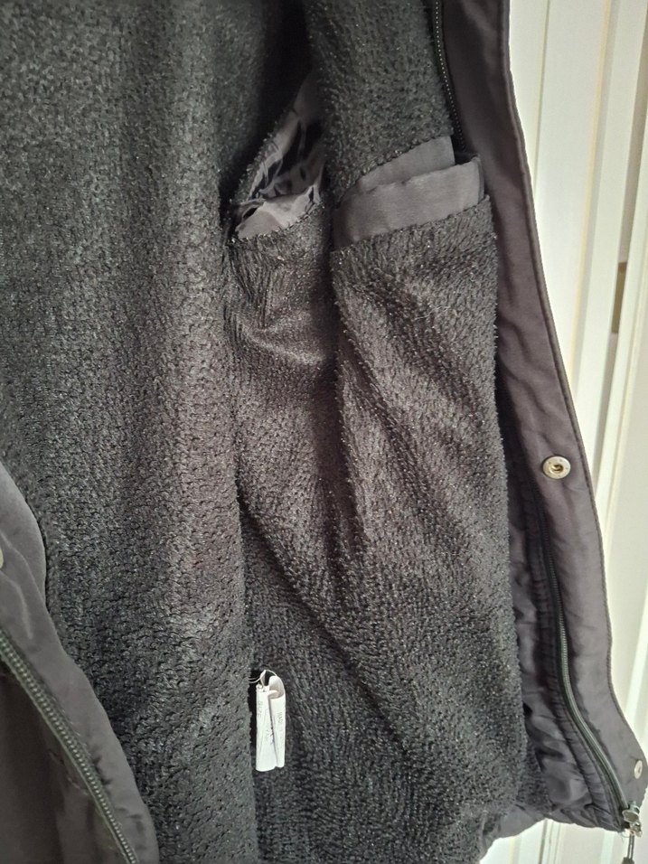 Fermuarlı Siyah Biker Ceket Mont - Görsel 4