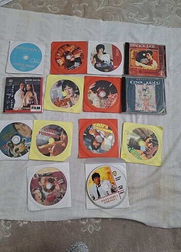 14 adet VCD orjinal