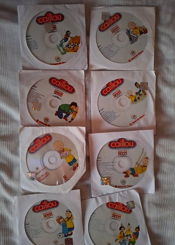 Caillou Çocuk CD Seti 8 Parça