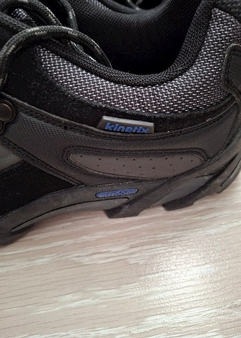 Gri Biker Tarzı Erkek Ayakkabı Bağı 44 numara - Görsel 2