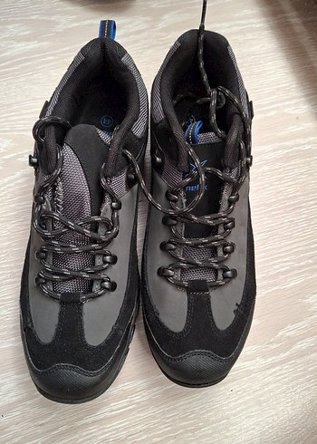 Gri Biker Tarzı Erkek Ayakkabı Bağı 44 numara - Görsel 6