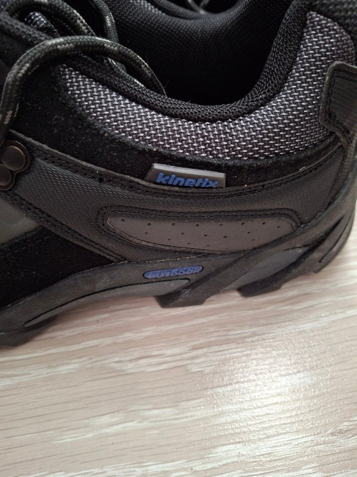 Gri Biker Tarzı Erkek Ayakkabı Bağı 44 numara - Görsel 2