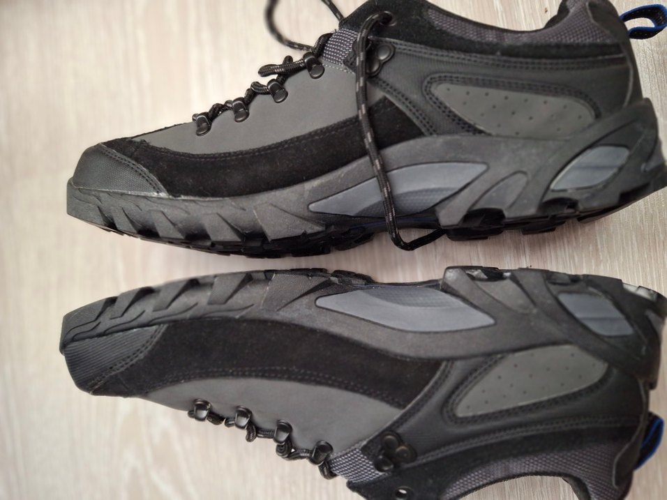 Gri Biker Tarzı Erkek Ayakkabı Bağı 44 numara - Görsel 5