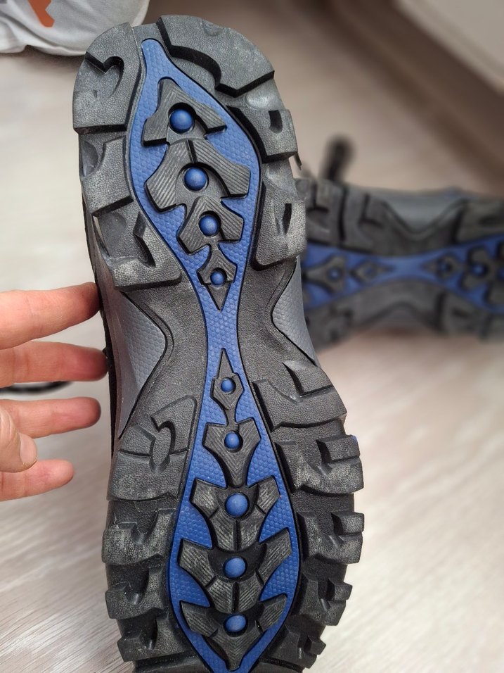 Gri Biker Tarzı Erkek Ayakkabı Bağı 44 numara - Görsel 4