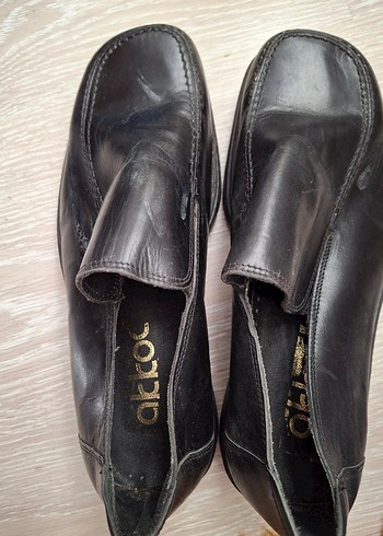 Siyah Parlak Erkek Klasik Goth Bot - Görsel 2