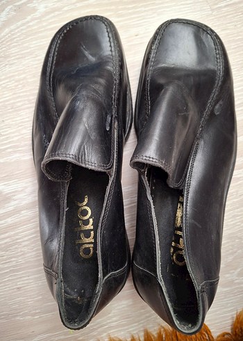 Siyah Parlak Erkek Klasik Goth Bot - Görsel 6