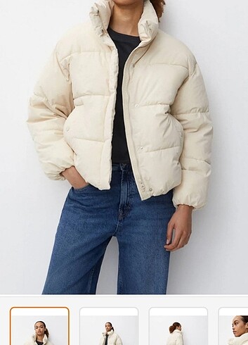 Pull and Bear Pull and bear şişme oversize mont