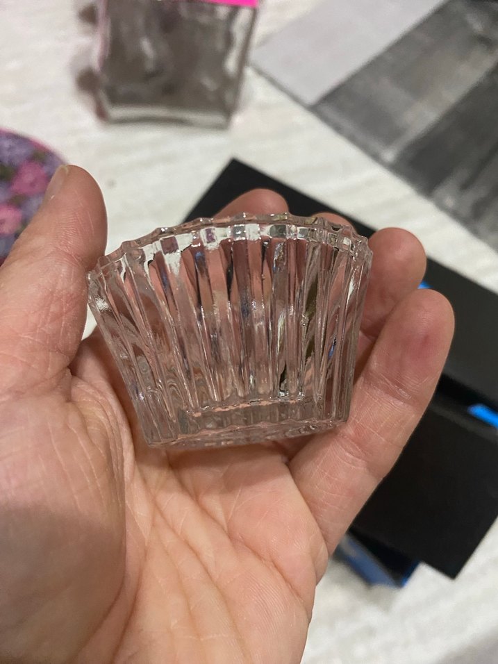 Şeffaf Kristal Küçük Kase - Görsel 3