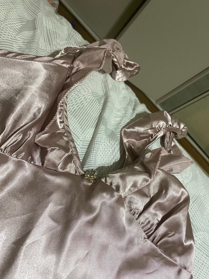 Saten Görünümlü Salaş Şort - Görsel 3