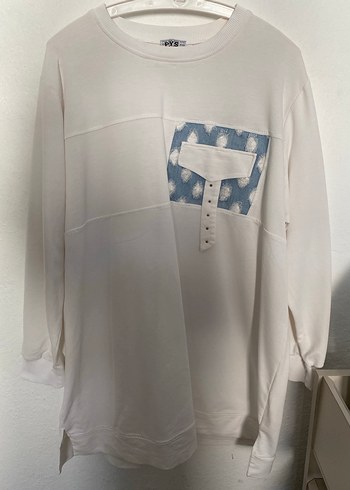 Beyaz Uzun Kollu tunik - Görsel 2