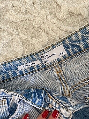 s Beden mavi Renk Bershka jean