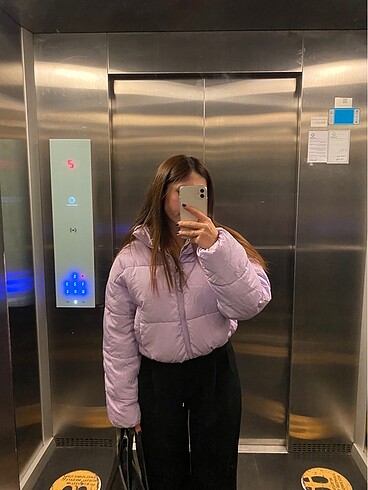 xs Beden mor Renk HM LİLA MONT